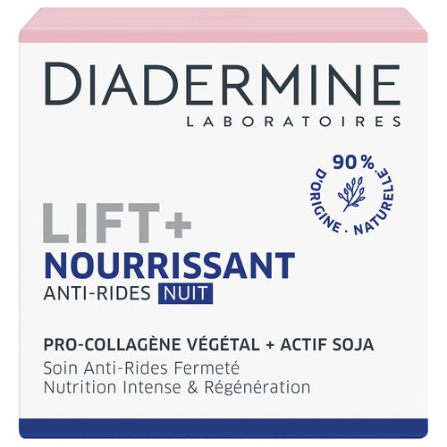 Diadermine Crème Anti-Rides Nuit Lift+ Nourrissant