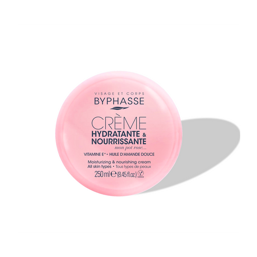 Byphasse Crème Hydratante et Nourrissante pour Visage et Corps