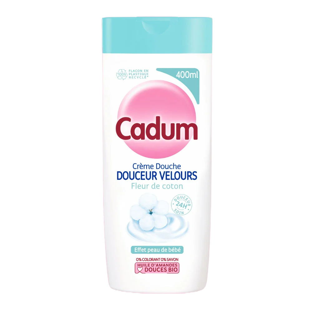 Cadum Soft Velvet Cotton Shower Cream