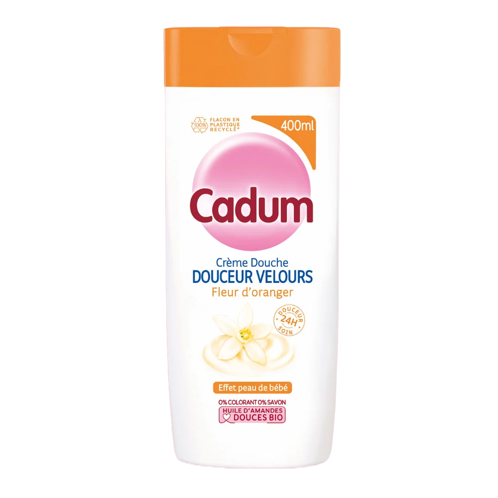 Cadum Crème Douche Douceur Velours Fleur d'Oranger