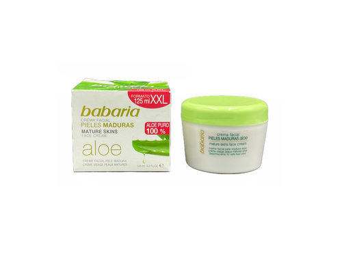 Babaria Crème pour Peaux Matures à l'Aloe Vera