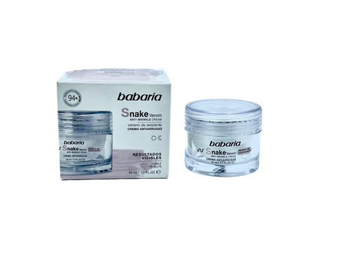 Babaria Anti-Wrinkle Cream with Snake Venom